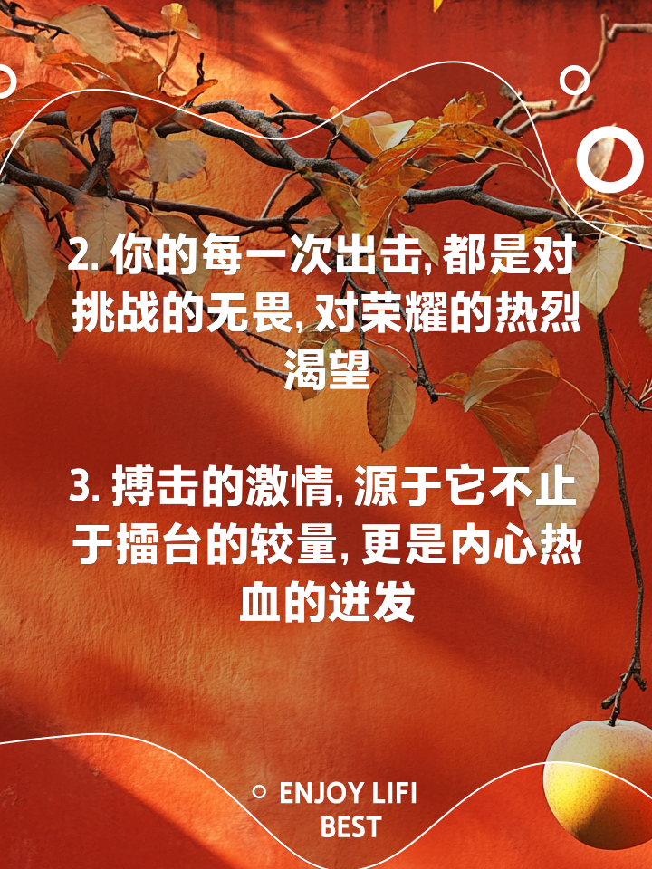 包含热血搏击，胜败不分强者胜出的词条